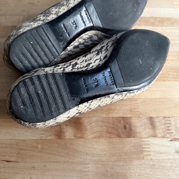 Proenza Schouler Loafers Black Suede Snakeskin - Picture 4 of 4